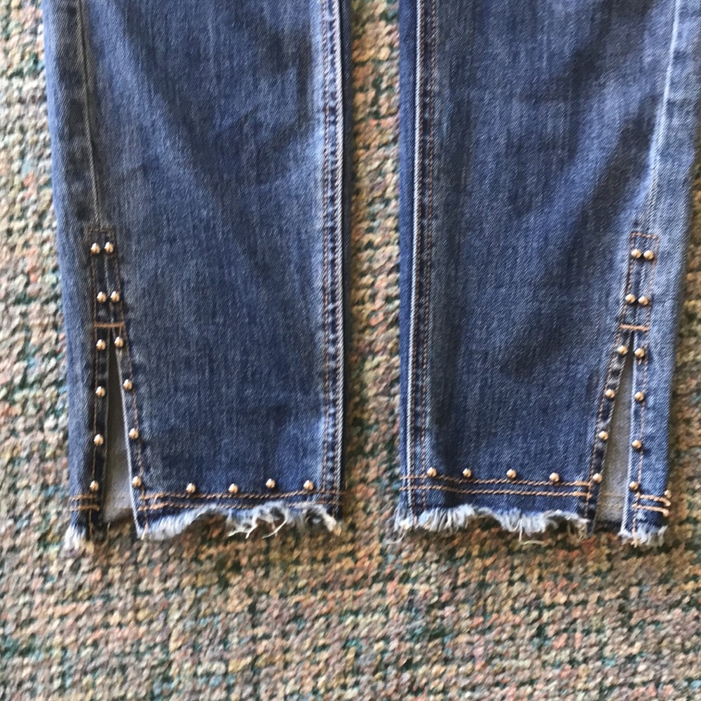 Charlie B Pull-on Skinny Denim Jeans, Raw Hem - Picture 7 of 15